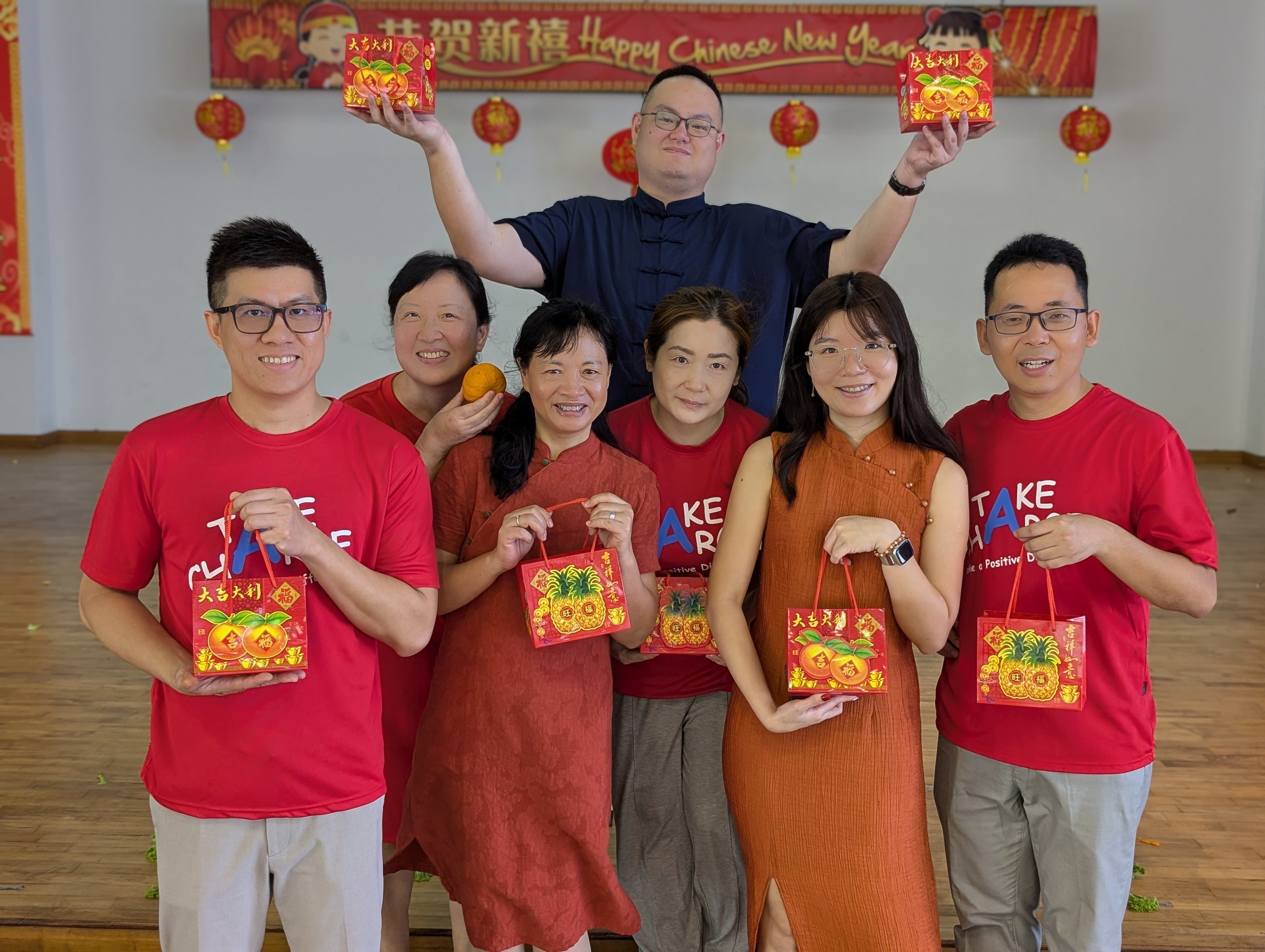 Teachers from the Chinese Language Unit pose together for a photo